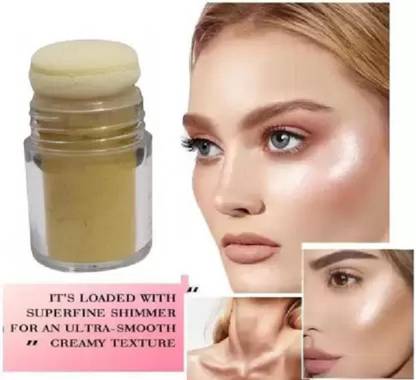 Amaryllis Face and Body Translucent Crystal Gold Shimmer Highlighter