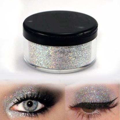 Yuency SILVER Multi Purpose Soft Touch Black shimmery glitter POWDER