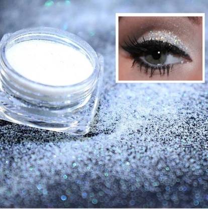 REIMICHI White Shimmer Eye shadow and Nail Art