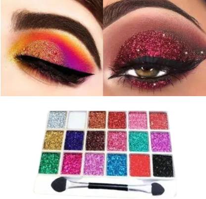 BLUST&FAMME 18 color eyes maakeup glitter plette ps1