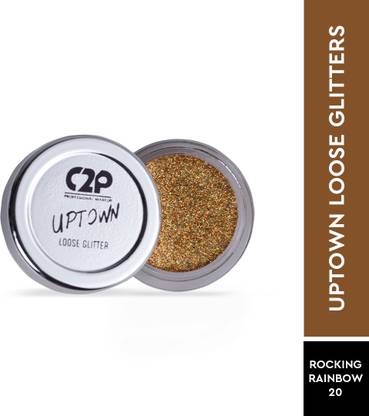C2P Professional Makeup Uptown Loose Shimmer Eyeshadow Glitter Powder for Eye Makeup