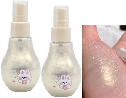 tanvi27 Combo Liquid Shimmer Spray Highlighter For Hd Glow Face And Body Highlighter