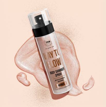 TNW - The Natural Wash Way to Glow Body Shimmer Spray| Hydrates skin | Improved texture |120ml