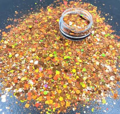 tanvi27 Pro Multi Use Body , Nail , Face, Hair, Gold Loose Glitter for Craft