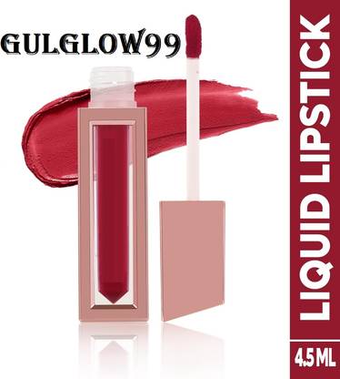 GULGLOW99 Liquid Matte Lipstick, Moisturises & Hydrates Lips rust rose