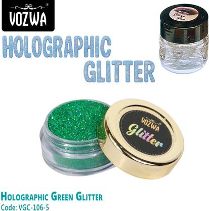 VOZWA Holographic Glitter Green