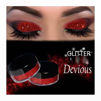 THTC New use makeup shine Red highlighter & Glitter for Makeup