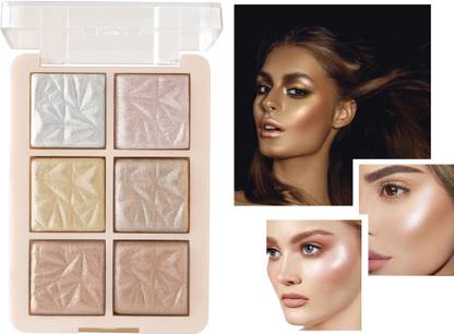 ADJD 6 Shade illuminating Highlighter and Blusher GlowZilla Palette
