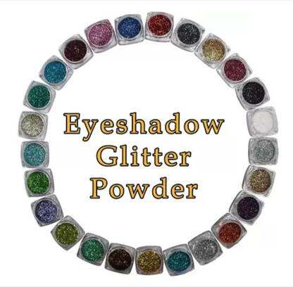 tanvi27 Multicolor Eye shadow Glitter Powder(Eyes + Face + Body)