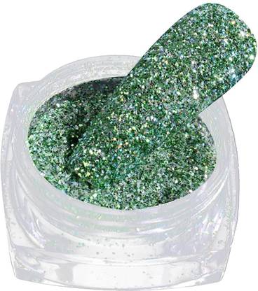 luzimaisa Green Shimmer Multi-Use Loose Powder Eyeshadow& Nail Art Powder