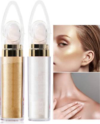 ADJD Combo Sparkle Body and Face Highlighter Stick Golden & silver