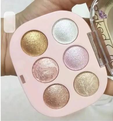 GABBU Glow Baked Highlighter Palette Buildable - long-lasting shimmer Highlighter