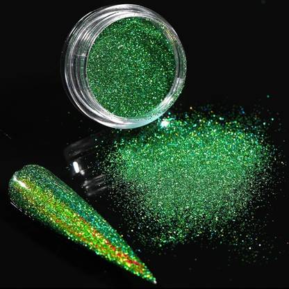 manasona Glitter SPARKLING GREEN GLITTER FOR NAIL ART