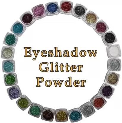 Yuency Eye Shadow Glitter Powder And Nail Art Decoration set