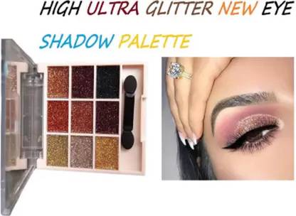 GABBU BEST Glitter Eye Shadow Palette Shimmer Color Makeup Kit Smooth Eyeshadow
