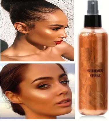 GABBU Body-Face-Hair Illuminater Transfer Proof copper Highlighter Spray./