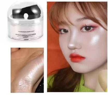 GULGLOW99 3D p shimmer powder with brush glitter gold highlighter powder