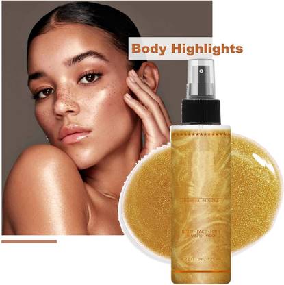 YAWI Liquid Illuminator Highlighter Ultra Smooth Shine Waterproof Face And Body