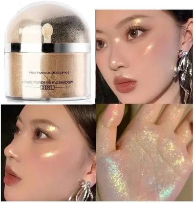 CATERINACHIARA illuminators shiny body loose powdery golden Highlighter