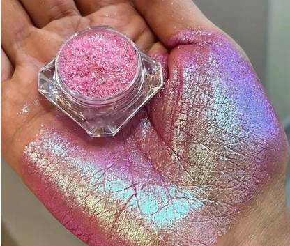 WOONGMI New Chunky Sparkling Eyeshadow Powder Shimmery Finish