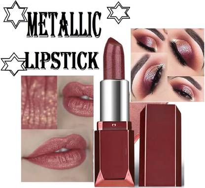 EVERERIN Starlight Metallic Lipstick Metallic Shine GlitterCreamy LIPSTICK1