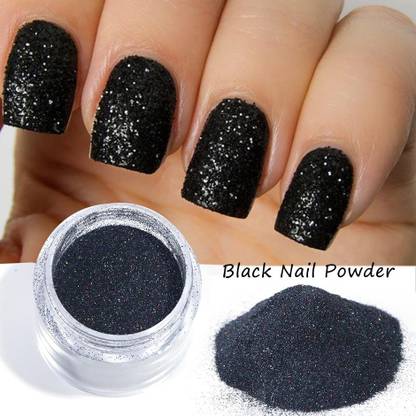 Yuency EASY SPARKLY EYE MAKEUP AND NAIL ART BLACK GLITTER SHIMMER