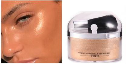 MYEONG Brightening Highlighter Makeup Shimmer GOLD With Brush