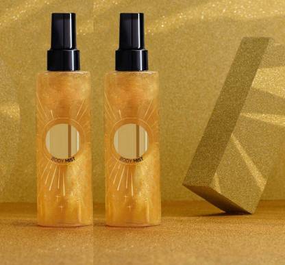 REIMICHI Glowing Liquid Highlighter, Shimmering Body Oil Sray Cobmo