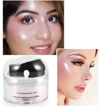 ADJD Best 3D Face And Body Whitening Shimmer Silver Loose Powder Highlighter