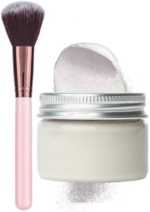 MYEONG Diamond Silver Highlighter Powder Glitter Makeup Glow Face Highlighter Powder
