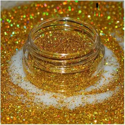 Wonholli Gold Glitter Powder for Nail Art