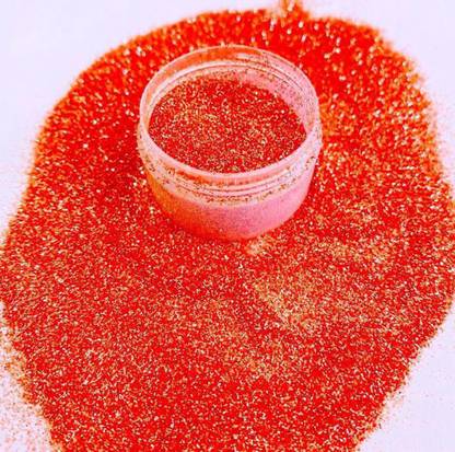 Mahir Glitter ORANGE RADIUM GLITTER SHIMMER FOR MAKEUP AND FACE