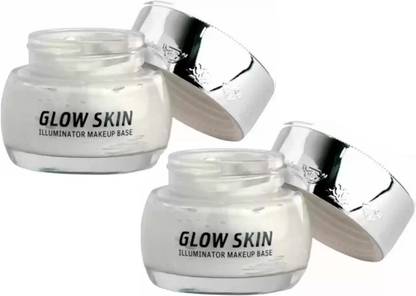 THTC New Illumination Face White Highlighter & Glitter Creamy Set
