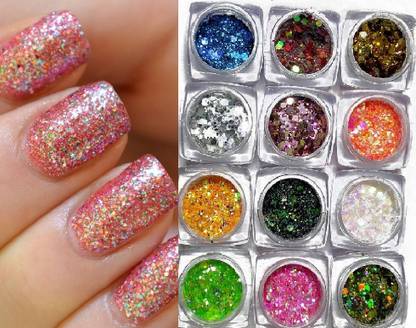 DARVING Nail Art Glitter Powder nail Decoration