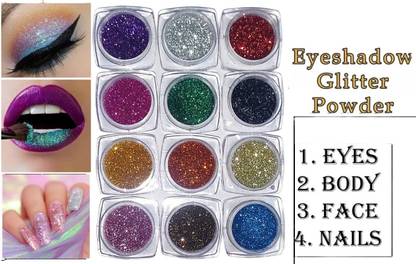 DARVING highly sparkle glitter eyeshadow & nail art