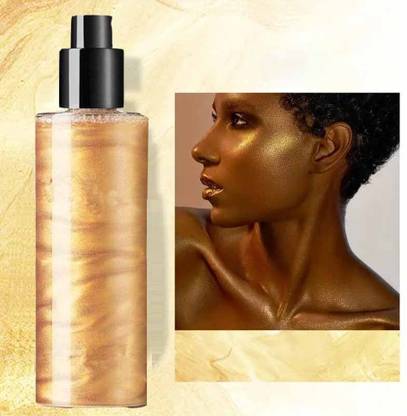 WOONGMI New Illuminating Bronzing Spray For Hair, Face & Body Shimmer Spray