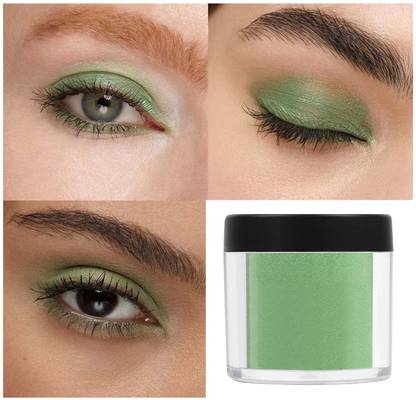YAWI Green Color Pigment Loose Eye Shadow Sequins Eyeshadow Nail Powder