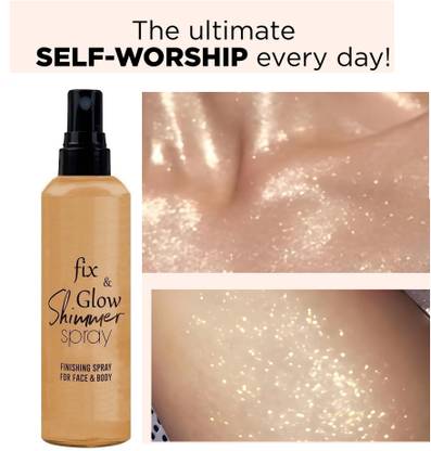 MYEONG Shimmer Golden Color Non-Sticky Glitter Bright Lotion Face Liquid Highlighter