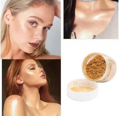 AFARAXIA 3D FACE AND BODY WHITE SHIMMER LOOSE HIGHLIGHTER POWDER