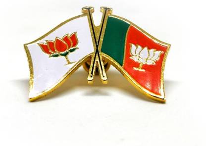 BJP SHIRT LAPEL PIN 005 Gold Plated Fixed Back Shirt Stud