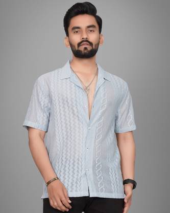 METRONAUT Men Self Design Casual Multicolor Shirt