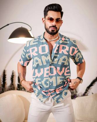 METRONAUT Men Printed Casual Multicolor Shirt