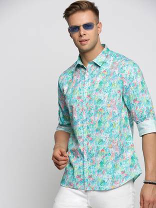 SHOWOFFFF Men Printed Casual Multicolor Shirt