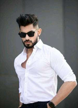 DEARISE Men Solid Casual White Shirt