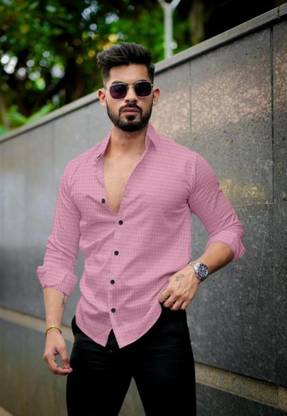 fitoda fashion Men Self Design Casual Multicolor Shirt