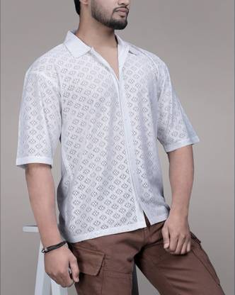 EyeBogler Men Printed Casual Multicolor Shirt