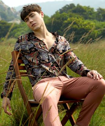 CAMPUS SUTRA Men Printed Casual Multicolor Shirt