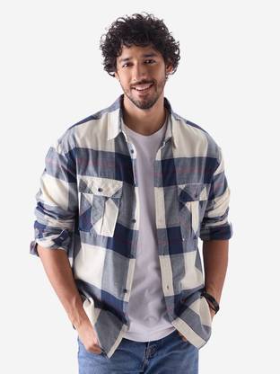 The Souled Store Men Checkered Casual Multicolor Shirt