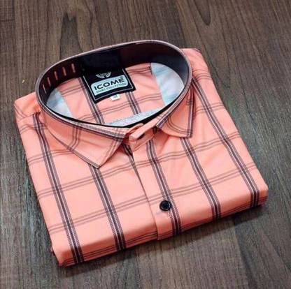 Men Checkered Casual Multicolor Shirt