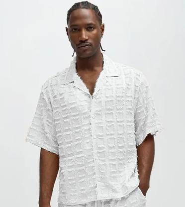 fitoda fashion Men Self Design Casual Multicolor Shirt